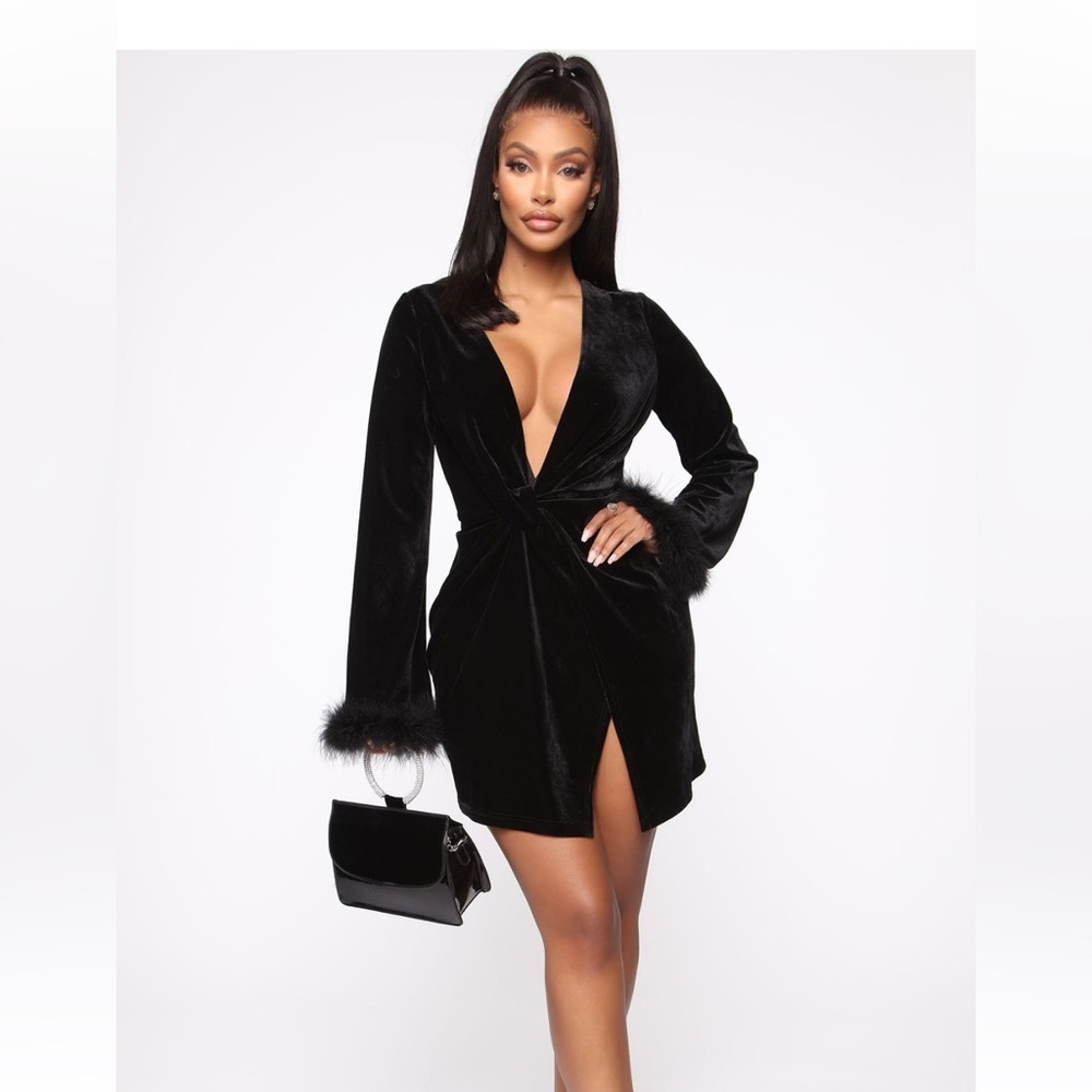 Tainted Love Velvet Mini Dress